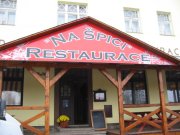 Štít restaurace Na Špici