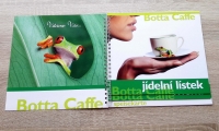 Jídelní lístek Botta Cafe Vrchlabí